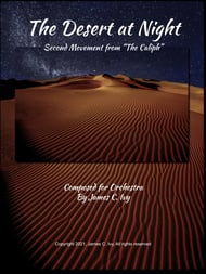 The Desert at Night Orchestra sheet music cover Thumbnail